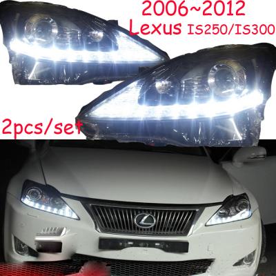 China car bumper hid headlight for 2006~2012y Lexus IS250 IS300 car accessories LED headlight car head light daytime running light car for sale