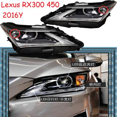 China 1pcs Car Bumper HID Headlight For 2016y Lexus RX300 RX4500 Car Accessories LED Headlight Car Running Head Light Daytime Running Light Car for sale