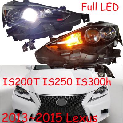 China 1pcs Car Bumper Headlight For 2013~2015y Lexus IS200 IS250 IS300 Headlight Car Accessories Car Daytime Running Light Head Light for sale