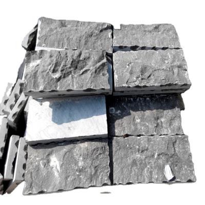 China Shandong Limestone Split Face Stone Tile Traditional Fence Walls Limestone Wall for sale