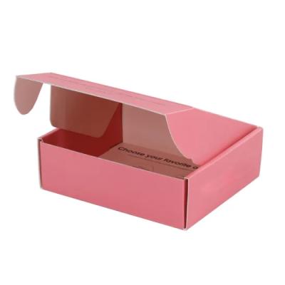 China Handmade custom popular pink gift box can be folded suitable to wedding gift box for sale