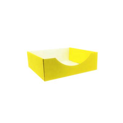 China Handmade Ins Style Balloon Flower Box With Front Cut Corrugated Flower Box Packaging Balloon Tray Box for sale