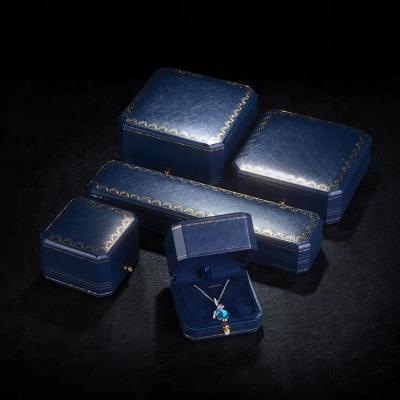 China Handmade Custom Luxury Packaging Ring Necklace Jewelry Storage Box Jewelry Box Proposal Wedding Jewelry for sale