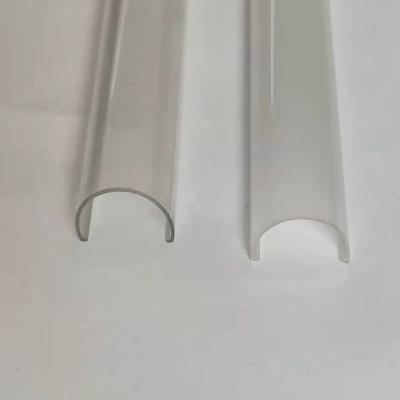 China Modern T8 led tube parts lampshade lamp-chimney milk white transparent LED cover for sale