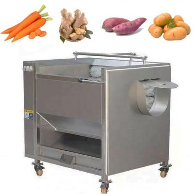 China High Efficiency Ginger Washing Peeling Machinery Cheap Factory Automatic Cassava Washing And Peeling Machine for sale