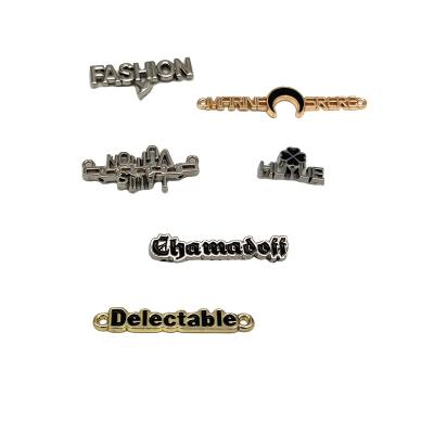 China Viable Logo Neck Labels Tag For High Quality Custom Garment Accessories Metal Clothing Brand Custom Size Accepted 100pcs for sale