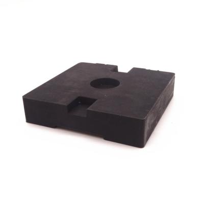 China Custom Silicone Rubber Pad Parts Accessories Products Silicone Hard Rubber Block for sale