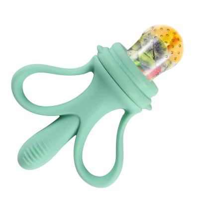 China BPA Free Baby Fruit Food Conductive Teat Silicone Nipple Baby Food Chew Pacifier Fruit Soothers Nipple for sale