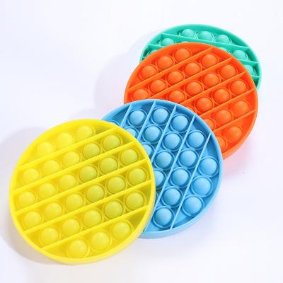 China Soft Hot Selling Customized Silicone Push Snap Bubble Bubble Toy Stress Reliever Toys for sale