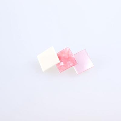 China Wholesale Sweet Customized Good Quality Girls Square Clip Bow Hairpin Hairpins for sale