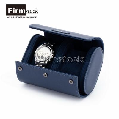 China Portable Luxury Leather Watch Roll Box Travel Leather Watch Storage Box Customized Packaging Case For Gift for sale