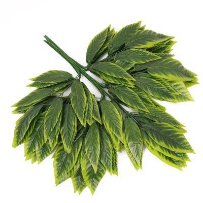 China Decorate Hot Sale Artificial Leaves Wholesale Maple Leaves Fabric Artificial Flower Maple Plastic Tree Branches for sale