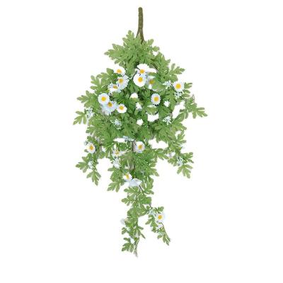 China Artificial Hanging Plastic Green Ivy Garland Wall Hanging Plant Fence Vineyard Pieces Fake Events Decoration for sale