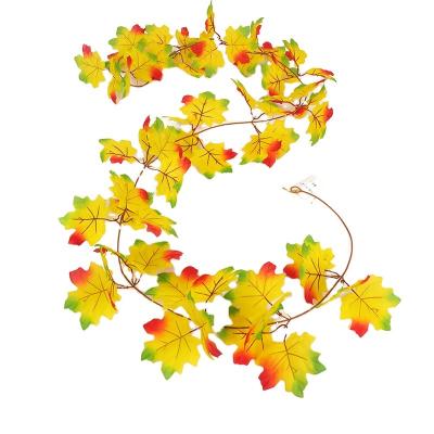 China Decorate Factory Direct Supply Wall Decoration Artificial Leaves Flower Vine Green Leaves Vine Ivy Vine for sale