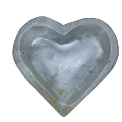 China China Factory Direct Sale High Quality Crystal Gemstone Opens Natural Clear Quartz Hand Carved Heart Bowl for sale