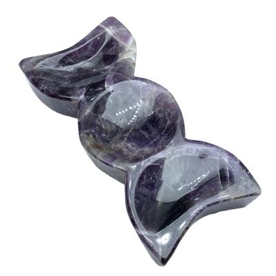 China China Factory Direct Sale Top Quality Dreamy Amethyst Bowknot Hand Made Bowl For Decoration for sale