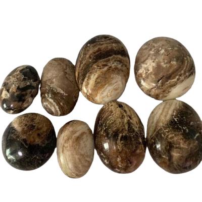 China Natural Mineral Ball Opal Stones Palm Stone Chocolate Black Stone Spheres Wholesale From China for sale