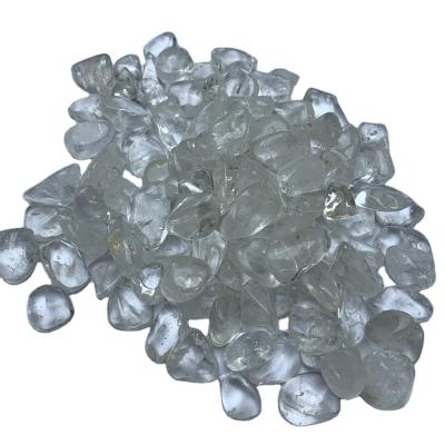 China China wholesale good quality degaussing clear quartz tumbled crystal stone natural healings for sale