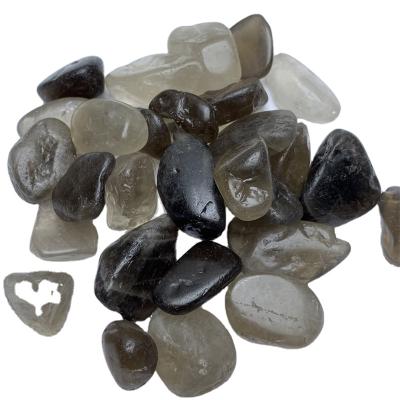 China China Healings high quality crystal gemstone natural smoky quartz tumbled stone on sale for sale