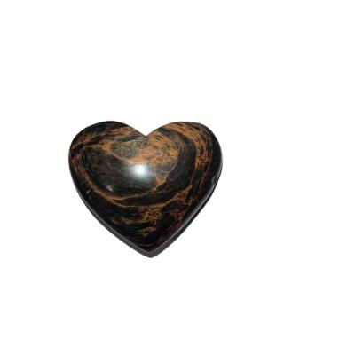 China China wholesale obsidian heart red obsidian heart as gift for decoration for sale