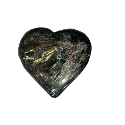 China China High Quality Crystal Fire Works Heart Arfvonsonite Heart As Gift For Decoration for sale