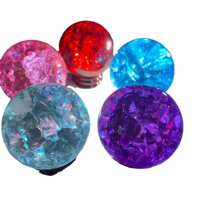 China High Quality Natural Quartz Ball Crack Rainbow Stones China feng shui crystal sphere for sale