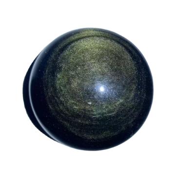 China Wholesale Folk Crafts Natural Stones Guest Souvenirs China Wedding Golden Obsidian for sale