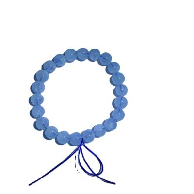 China China high quality hot sale natural elegant blue green beaded bracelet natural blue stone bracelet for sale