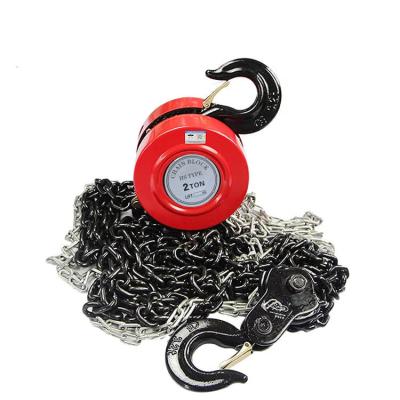 China Light in weight and easy to carry HSZ-C Chain Block 1ton 2ton 3ton 5ton Chain Pulley Block Netting for sale