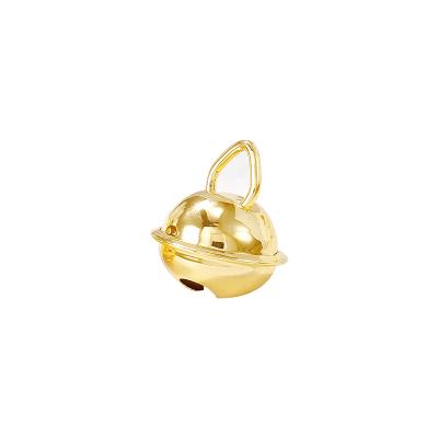 China Factory Wholesale Fashionable Small Gold Brass Bell Color Charms Pendants Necklace Bracelet Earring Diy Jewelry Making Supplies Accessories for sale