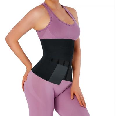 China Breathable Waist Wrap Band Tummy Control Slimming Wrap Logo Latex Waist Wrap Trainer Custom Made for sale