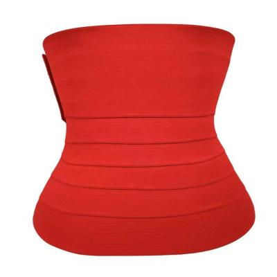 China Sustainable Belly Wrap Waist Trainer Body Shaper Soft Skin Touch Belt 2.8M Soft Material 230g Premium Quality for sale