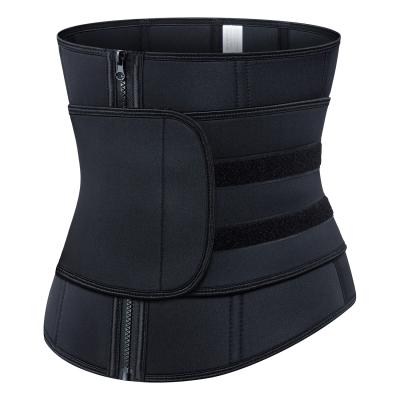 China Sustainable Waist Trainer For Gym With Strap Black Belt Neoprene Sweat Waist Trainer Women Plus Size for sale