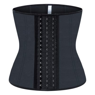 China Breathable Waist Trainer For Women Latex Underbust Waist Corsets Cincher Hourglass Body Shaper 3 Hooks for sale