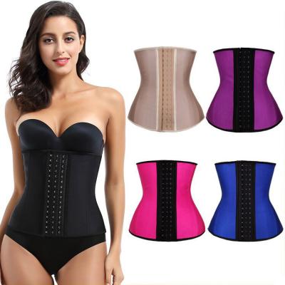 China Breathable Body Slimming Shapewear Tummy Control Neoprene Waist Shaper With Zipper And Hook for sale