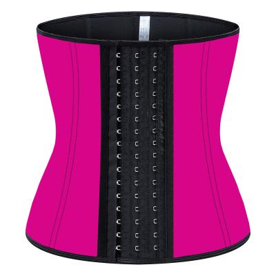 China Wholesale Faja Moldeadora Breathable 9 Part Steel Boned Latex Waist Trainer for sale