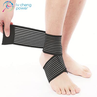 China Daily Life + Compression Running Injury Support Running Injury Nylon Ankle Brace Sports Fitness Fish Ribbon Ankle Brace for sale