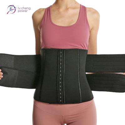 China Durable Comfortable Belt Sweat Slimming Waist Trainer Fitness Waist Support Sweat Belt Waist Trimmer for sale