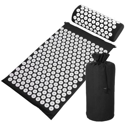 China Exercise OEM Acupressure Cushion Massage Spike Exercise Mat Pilates Exercise Pillow Yoga Mat for sale