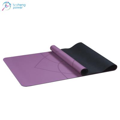 China Wholesale Yoga Teardrop PU Yoga Mat 4mm Anti Slip PU Yoga Mat Eco-Friendly Anti Slip Mat Rubber Eco Friendly for sale