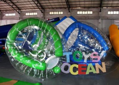 China Excited 1mm PVC Inflatable Water Game Barf Ball For Sea Ocean Towable Game for sale