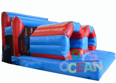 China Insane Team Running Inflatable Tunnel Obstacle Course Rental With Crawling Tubes for sale