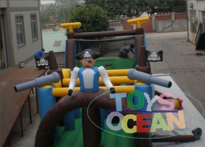 China Giant Funny Obstacle Inflatable Bouncer Combo Jumping Course For Racing Run for sale