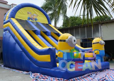 China CE Adults Despicable Minions Inflatable Slides With 0.55mm PVC Tarpaulin for sale