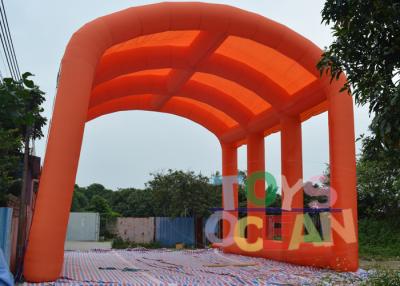 China Orange Inflatable Customized Oxford Tent Large Arch tent For Ourdoor Event for sale