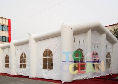 China 20x10x6m Inflatable Tents , White Decorative Inflatable Marquee Tent For Event for sale