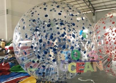 中国 屋外スポーツのゲームのためのZorbの膨脹可能な球によじ登るColorfullの点 販売のため