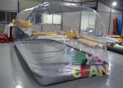 China 4.98x2.03x1.83m  Car Capsule Transparent Inflatable Car Cover Garage Dust for sale