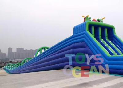 China Large Hippo Inflatable Water Slide With 4 Lanes Slip N Slide For Adult Commercial Event for sale