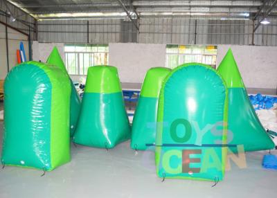 China Customized Inflatable Paintball Bunkers Inflatable Speedball Bunker Barriers for sale